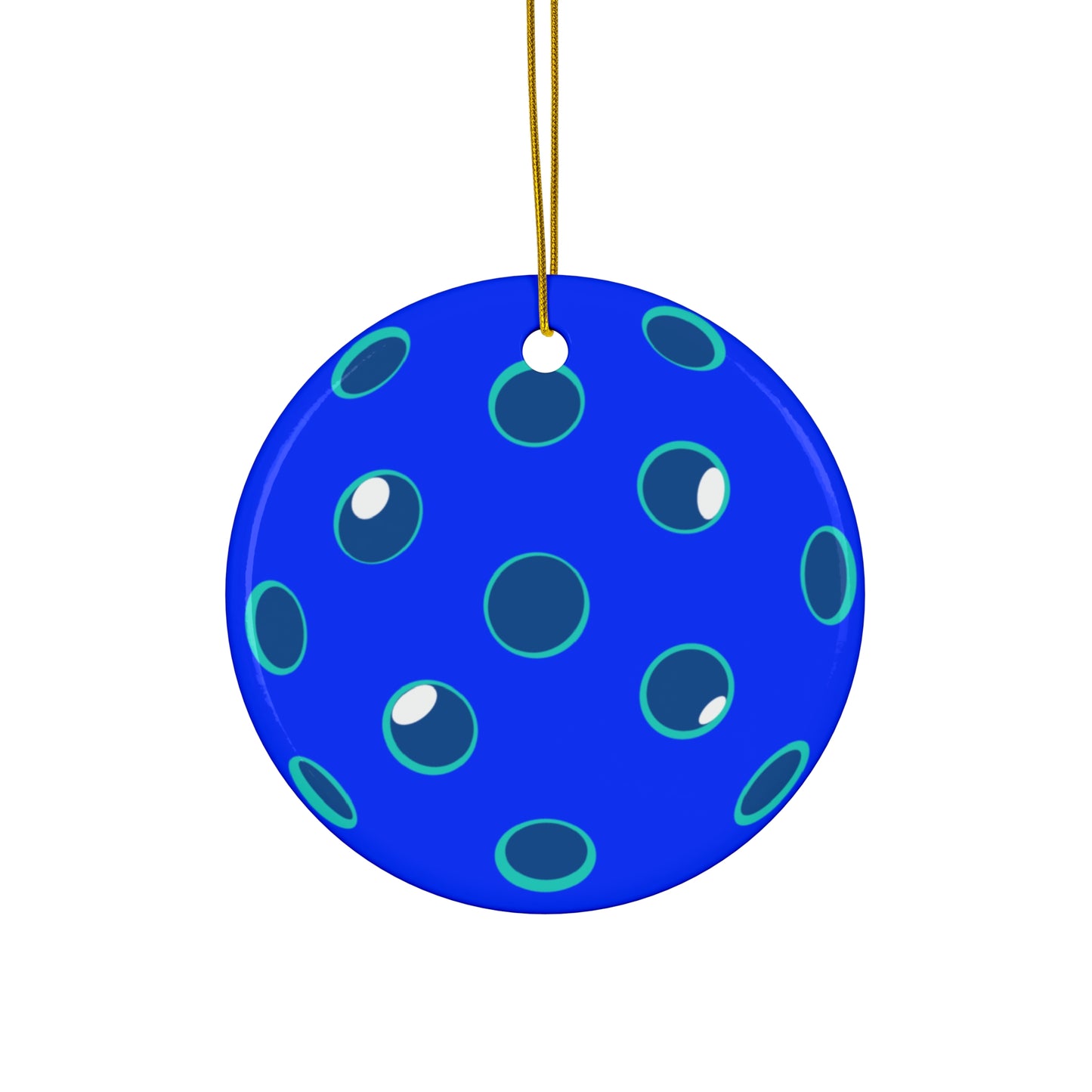 Ornament, Blue & Dark Blue