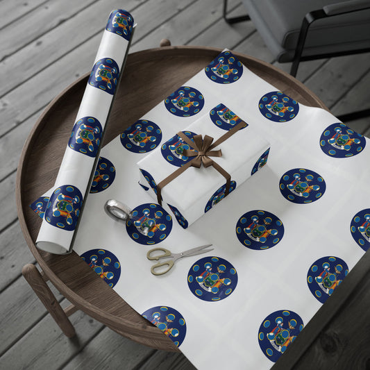 Pickleball Gift Wrap, New York State Flag