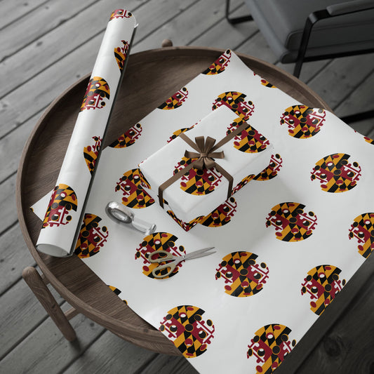 Pickleball Gift Wrap, Maryland State Flag