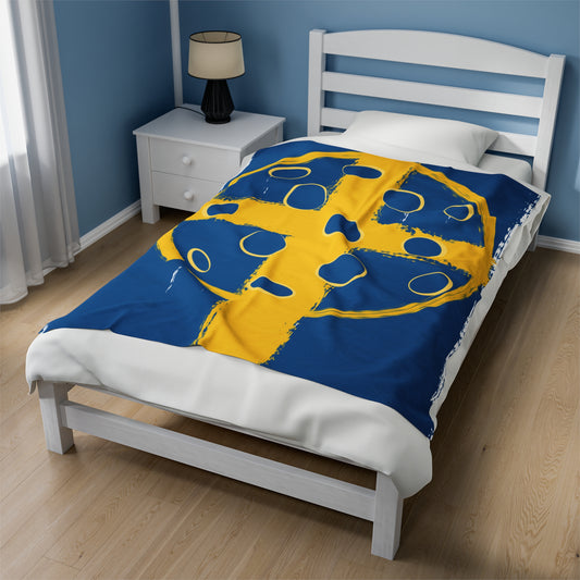 Swedish Pickleball Blanket 50x60"